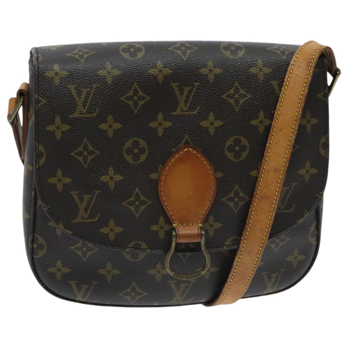 LOUIS VUITTON Monogram Saint Cloud GM Shoulder Bag M51242 LV 95210