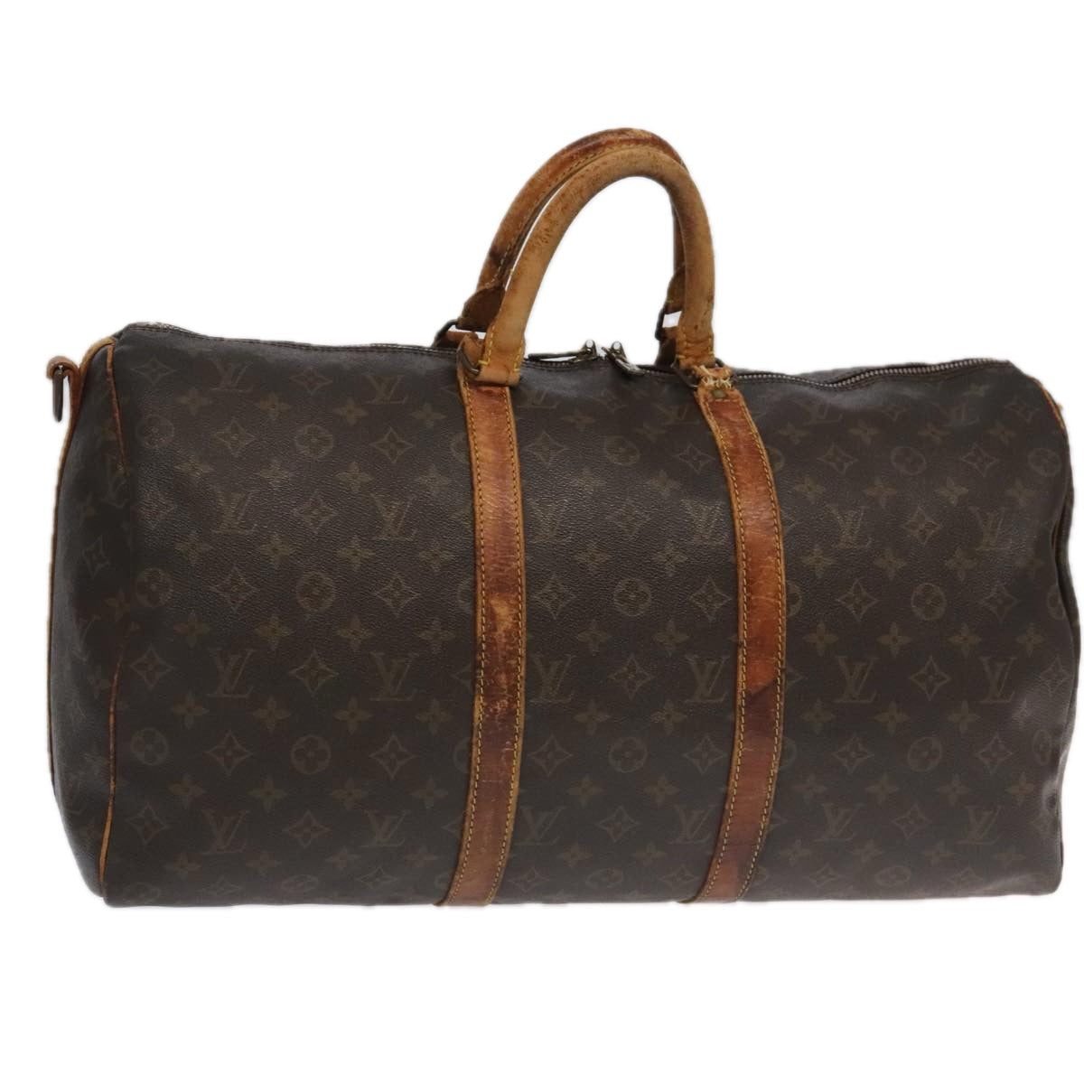 LOUIS VUITTON Monogram Keepall Bandouliere 50 Boston Bag M41416 LV 95224