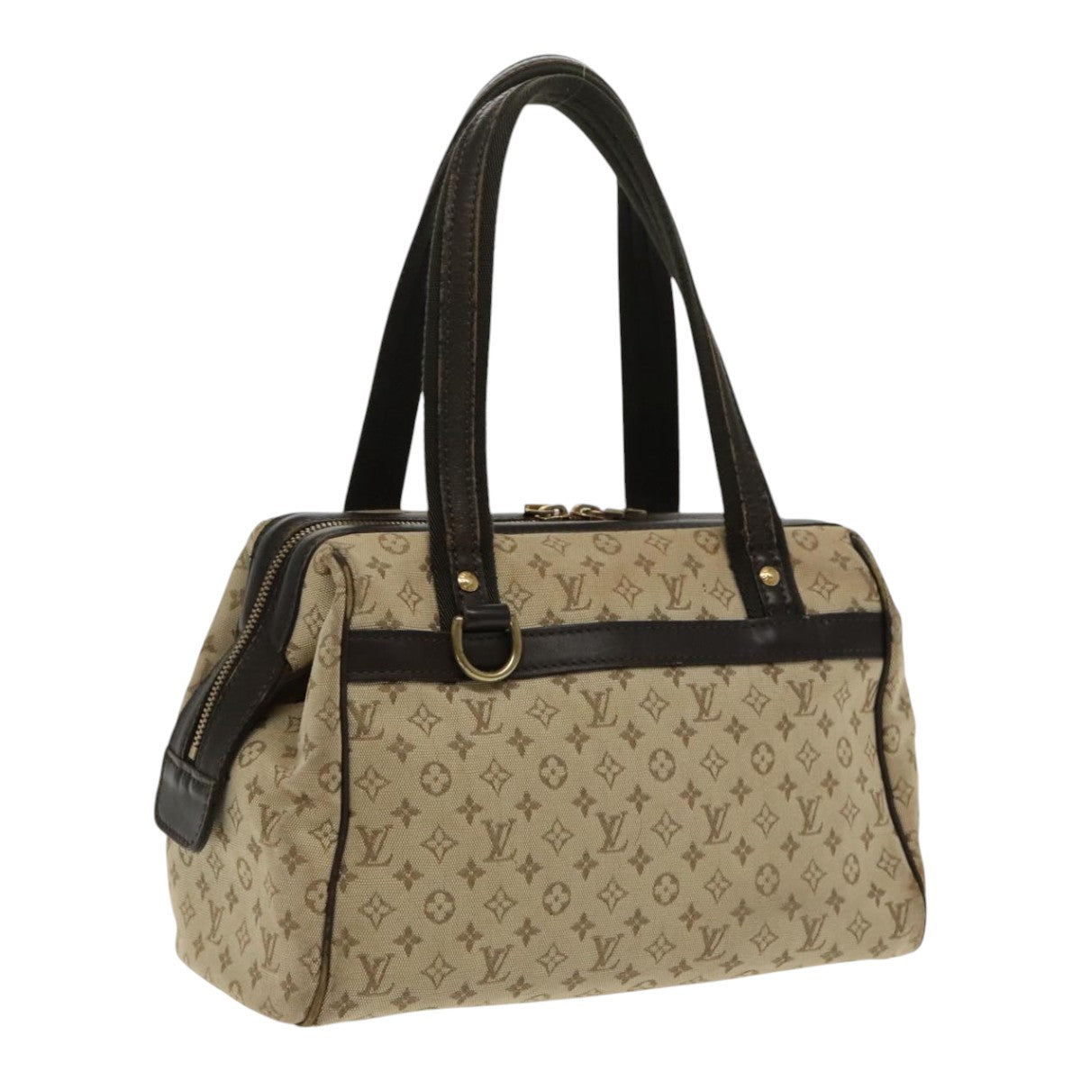 LOUIS VUITTON Monogram Mini Josephine PM Hand Bag Khaki M92215 LV 95237