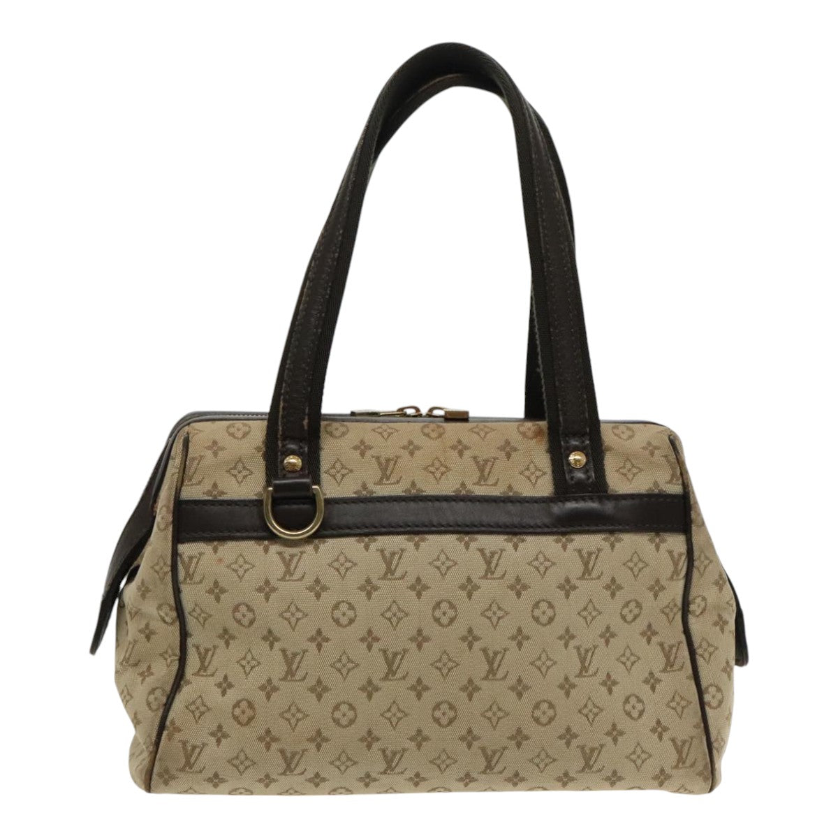 LOUIS VUITTON Monogram Mini Josephine PM Hand Bag Khaki M92215 LV 95237