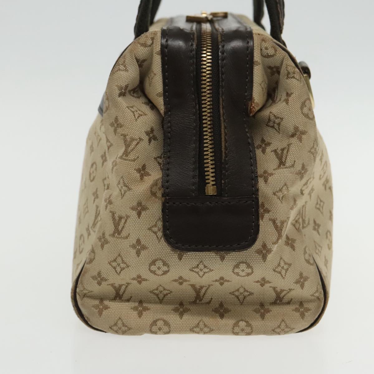 LOUIS VUITTON Monogram Mini Josephine PM Hand Bag Khaki M92215 LV 95237