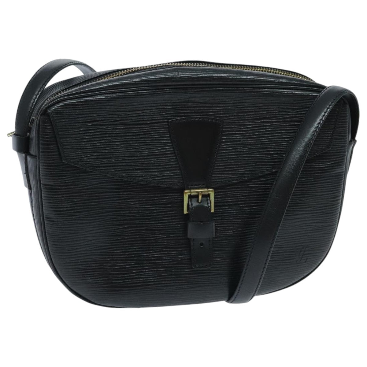 LOUIS VUITTON Epi Jeune Fille MM Shoulder Bag Black M52152 LV 95238