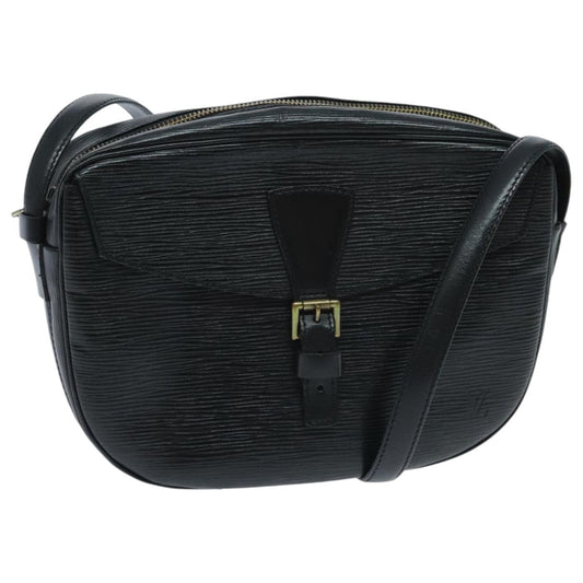 LOUIS VUITTON Epi Jeune Fille MM Shoulder Bag Black M52152 LV 95238
