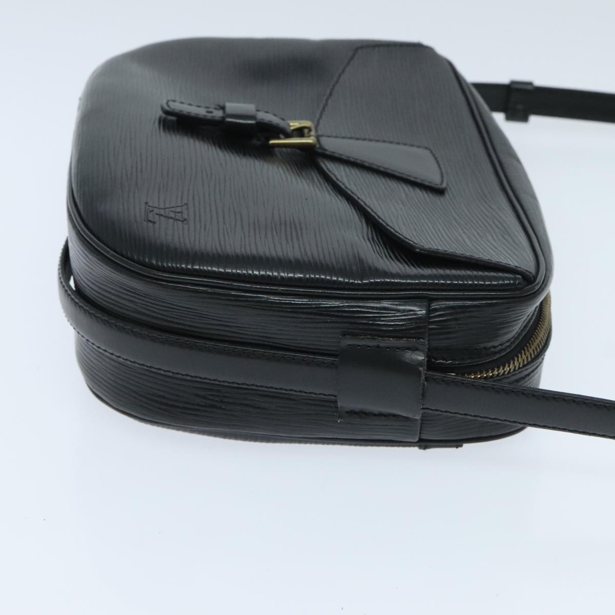 LOUIS VUITTON Epi Jeune Fille MM Shoulder Bag Black M52152 LV 95238