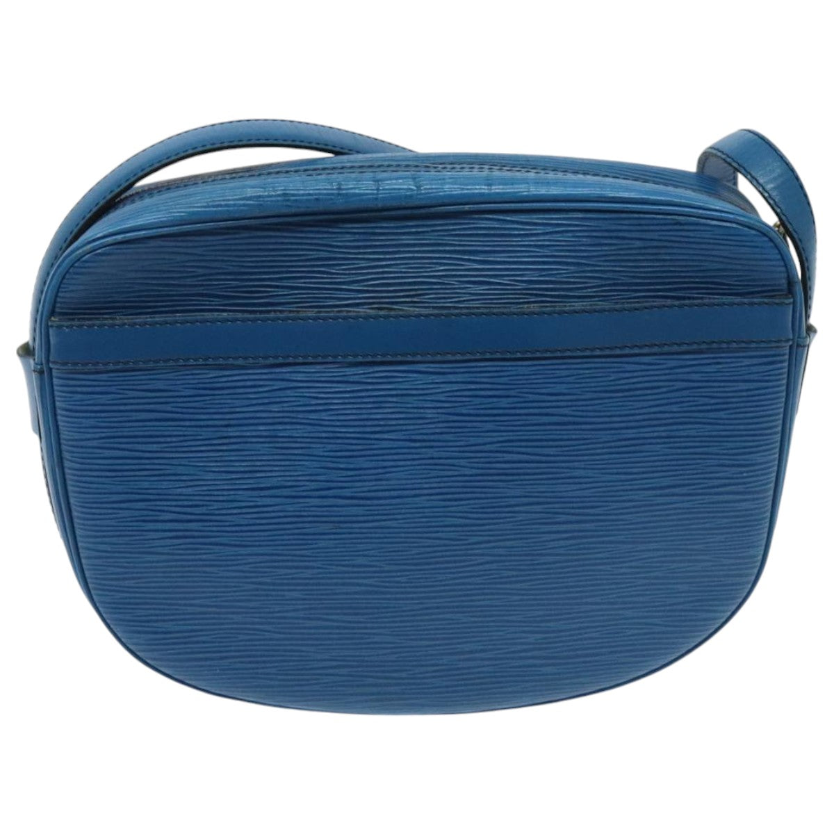 LOUIS VUITTON Epi June Feuille Shoulder Bag Blue M52155 LV 95244