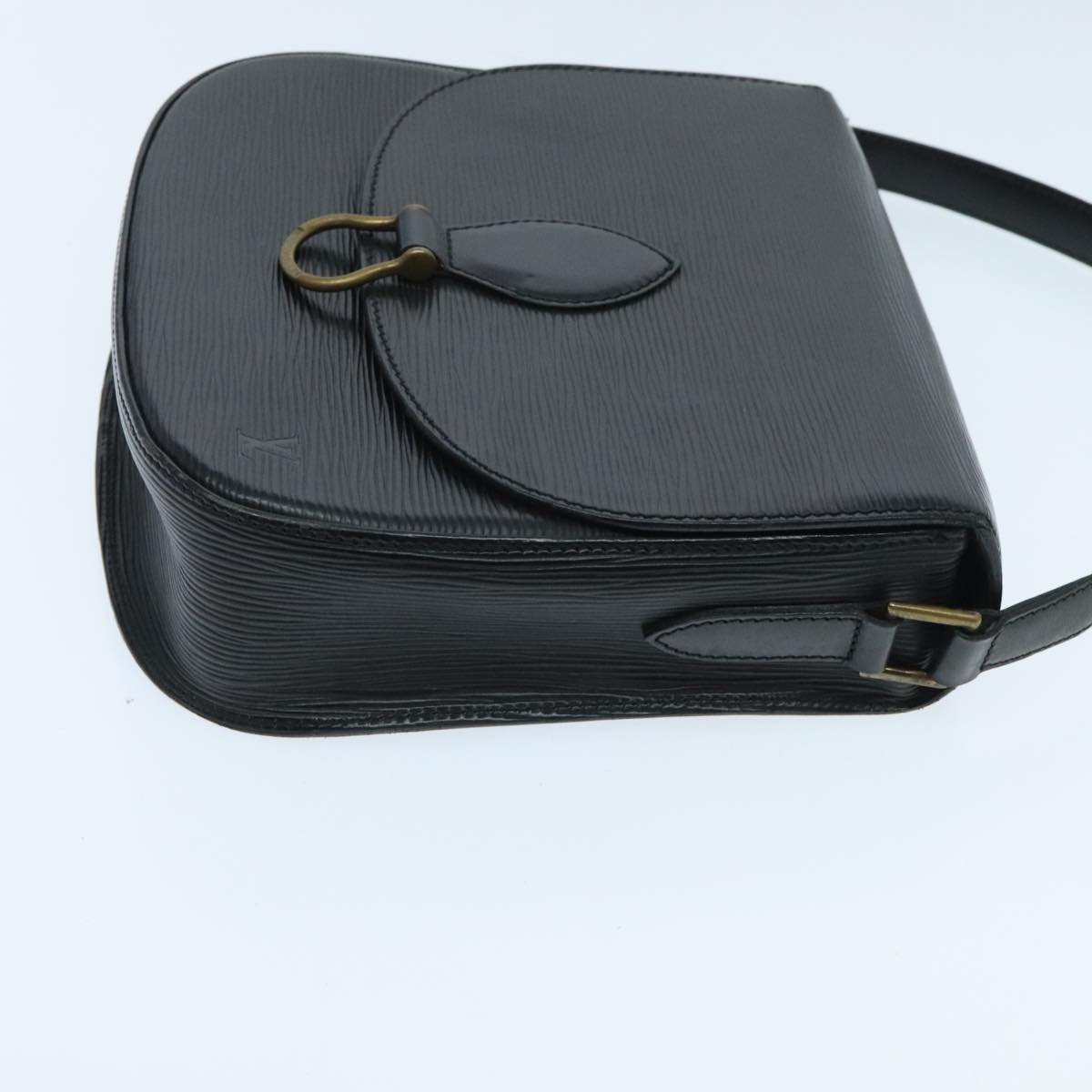 LOUIS VUITTON Epi Saint Cloud GM Shoulder Bag Black Noir M52192 LV 95245
