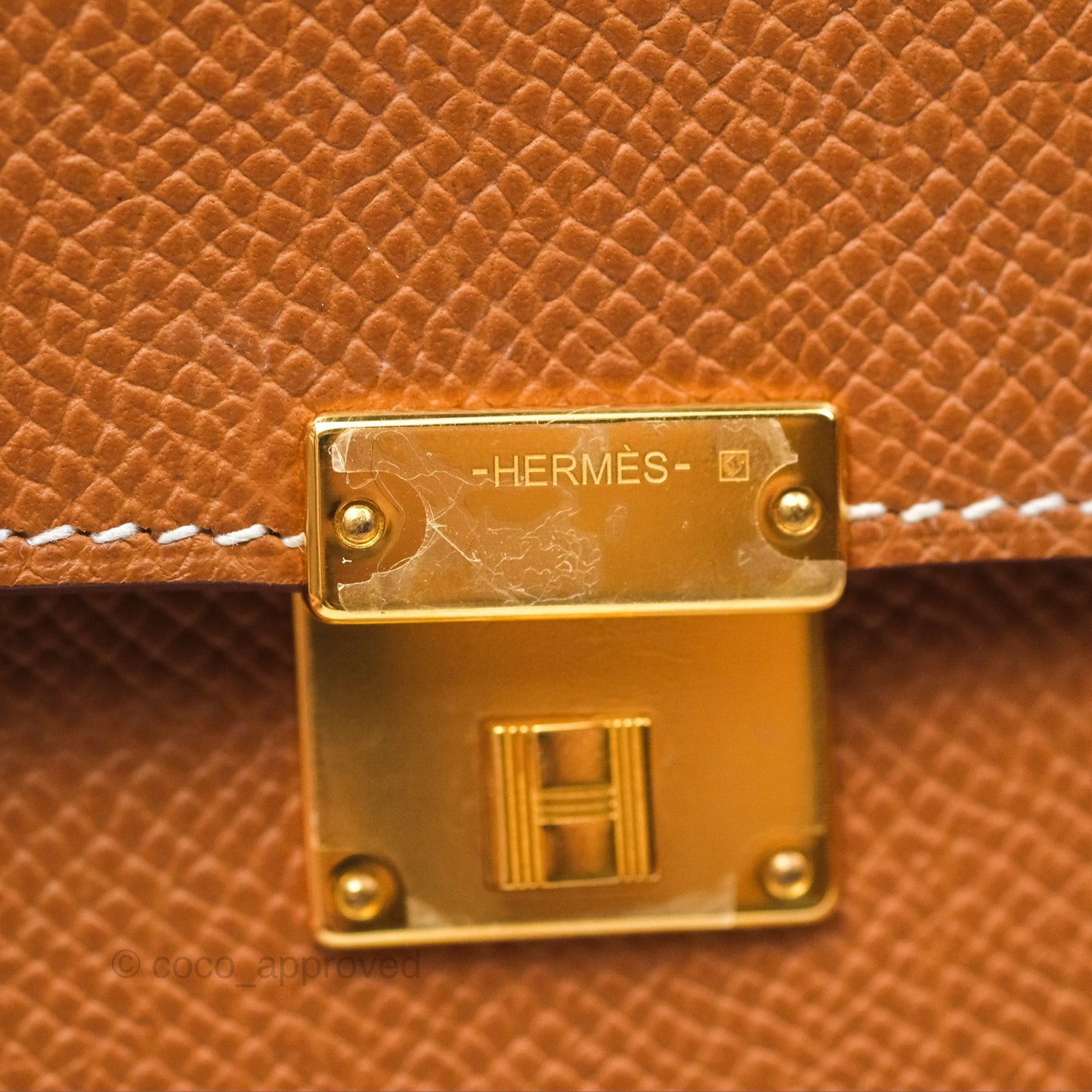 Hermès Clic 16 Wallet On Chain Gold Epsom Gold Hardware