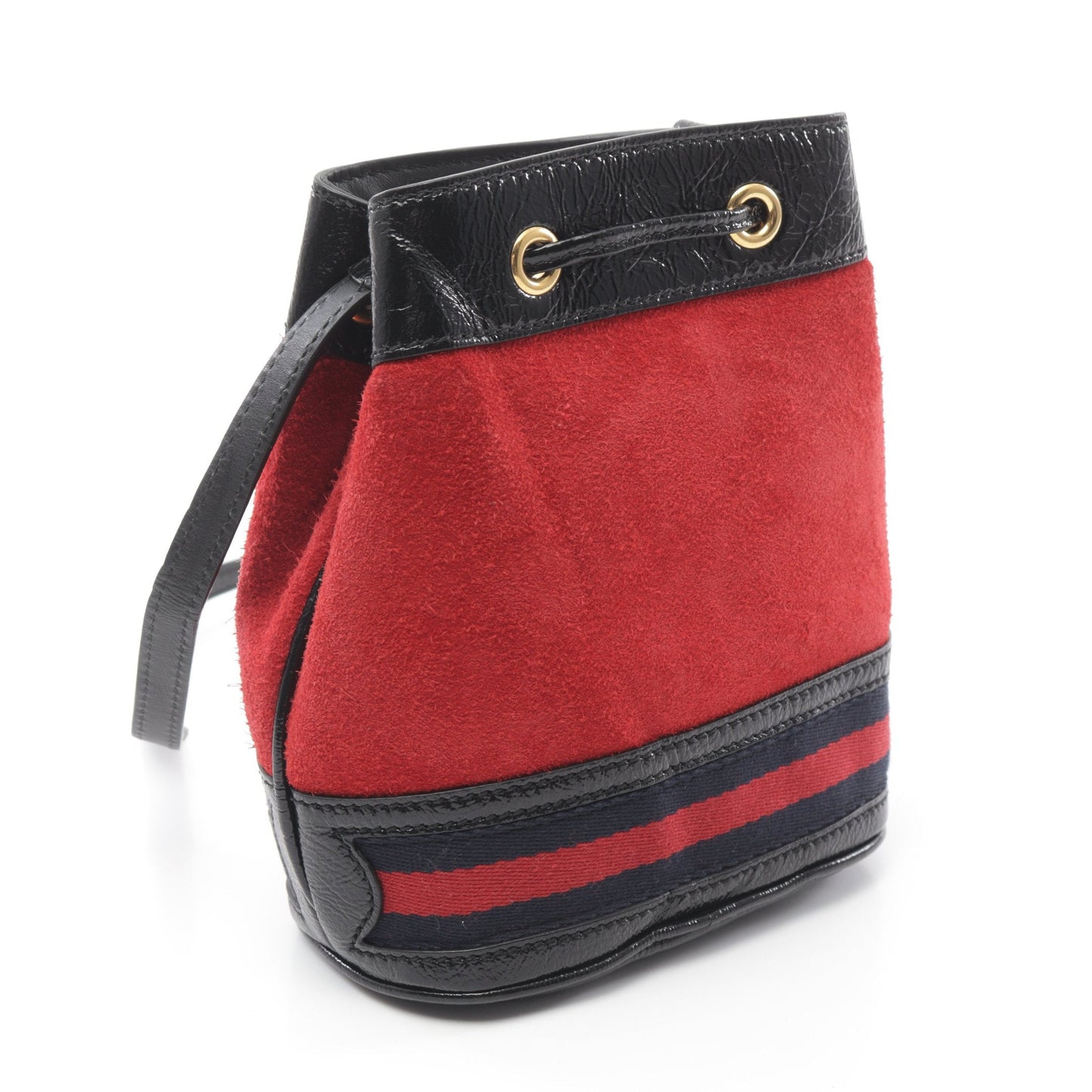 Luxury Gucci Trending 2025 Ophidia Mini Bucket bag Shoulder bag Embroidery Suede Leather Red Black