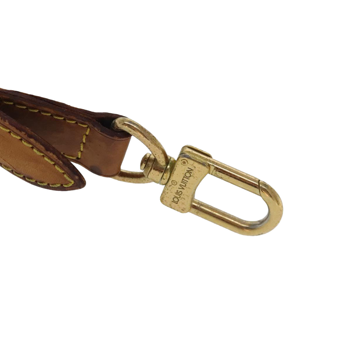 LOUIS VUITTON Adjustable Shoulder Strap Leather 32.3""-39.4"" Beige 95321