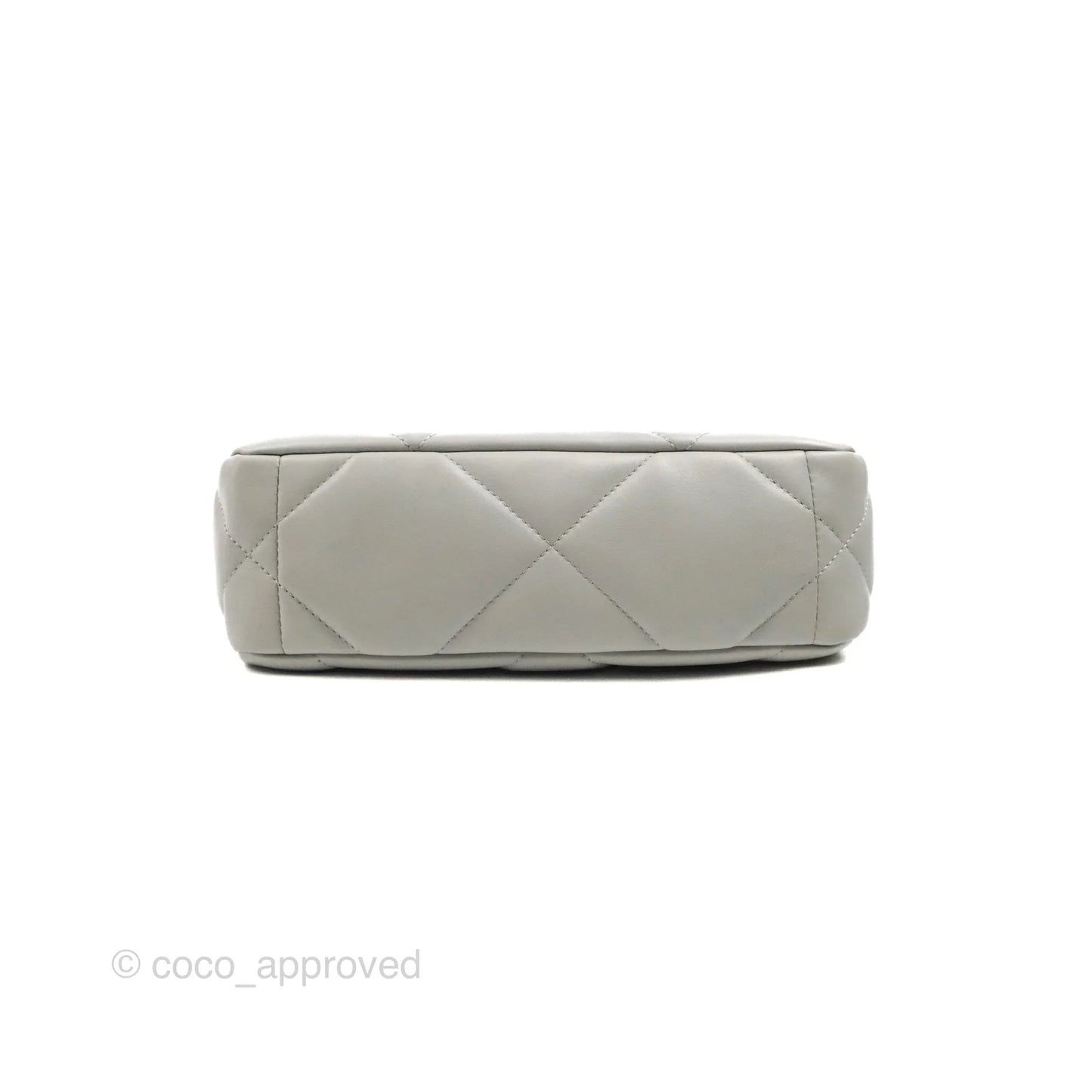 Chanel 19 Small Grey Lambskin Mixed Hardware