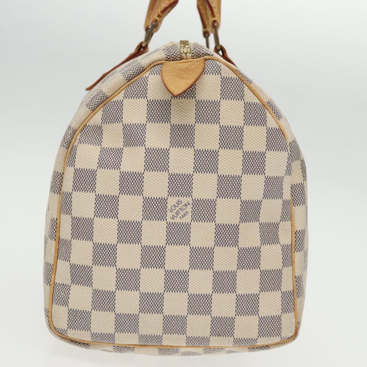 LOUIS VUITTON Damier Azur Speedy 30 Hand Bag N41533 LV 95386