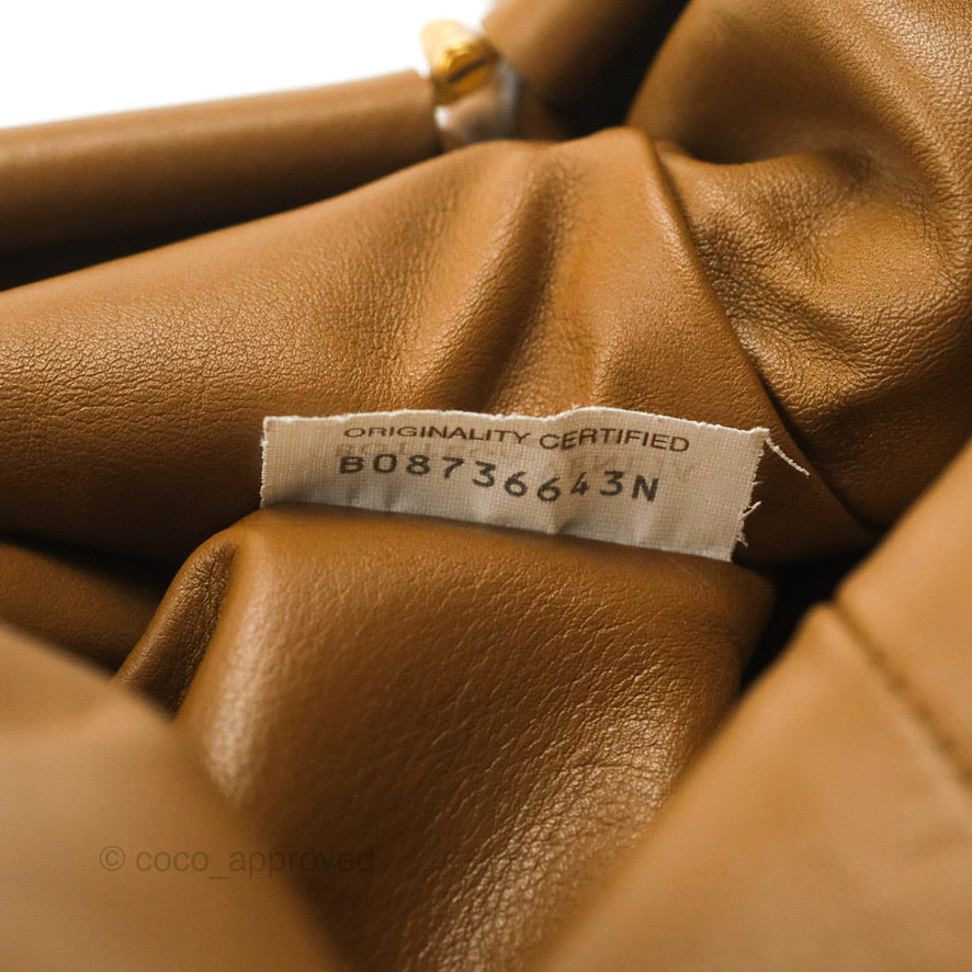 Bottega Veneta The Pouch Camel Calfskin