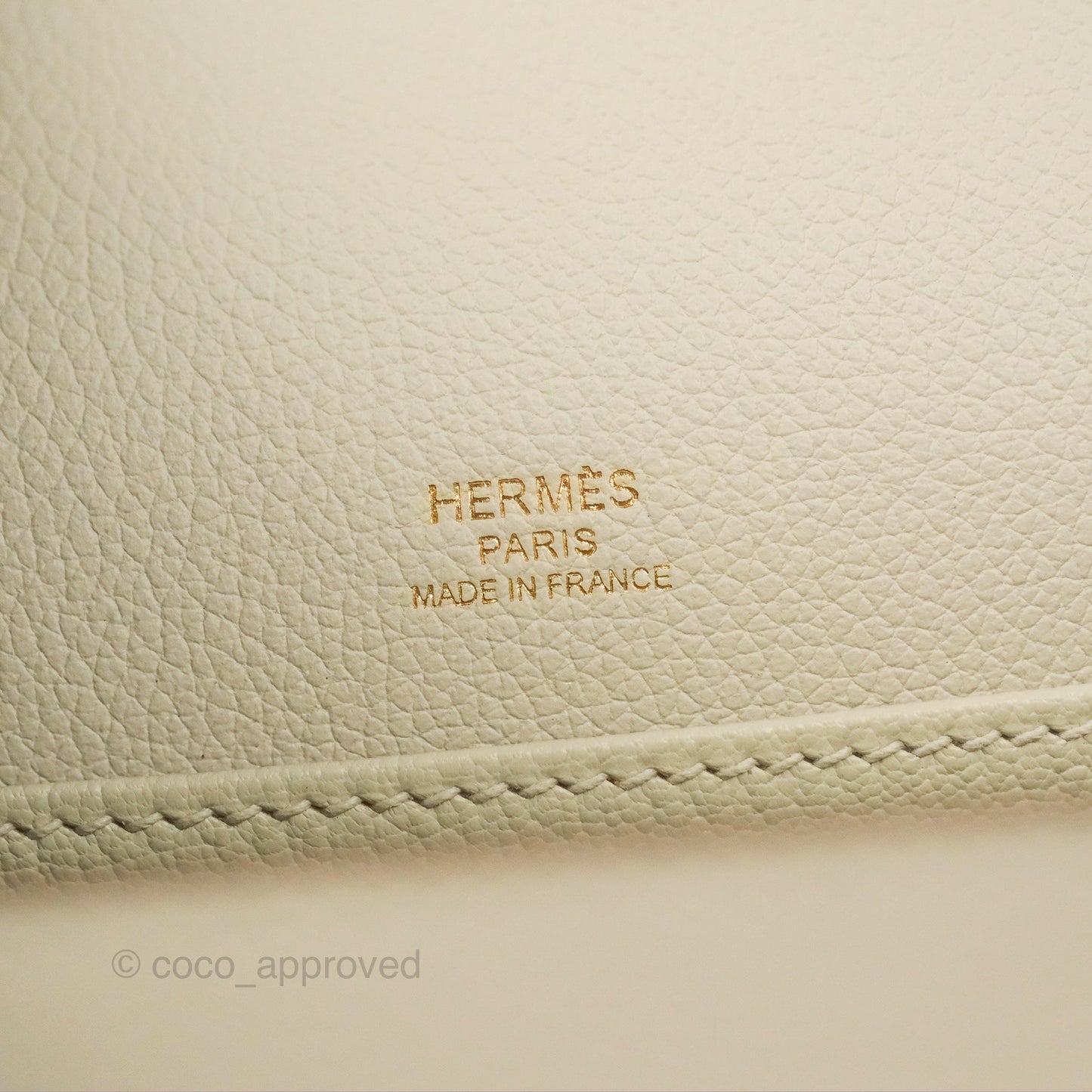 Hermès Roulis Mini 18 Beton Evercolor Permabrass Hardware
