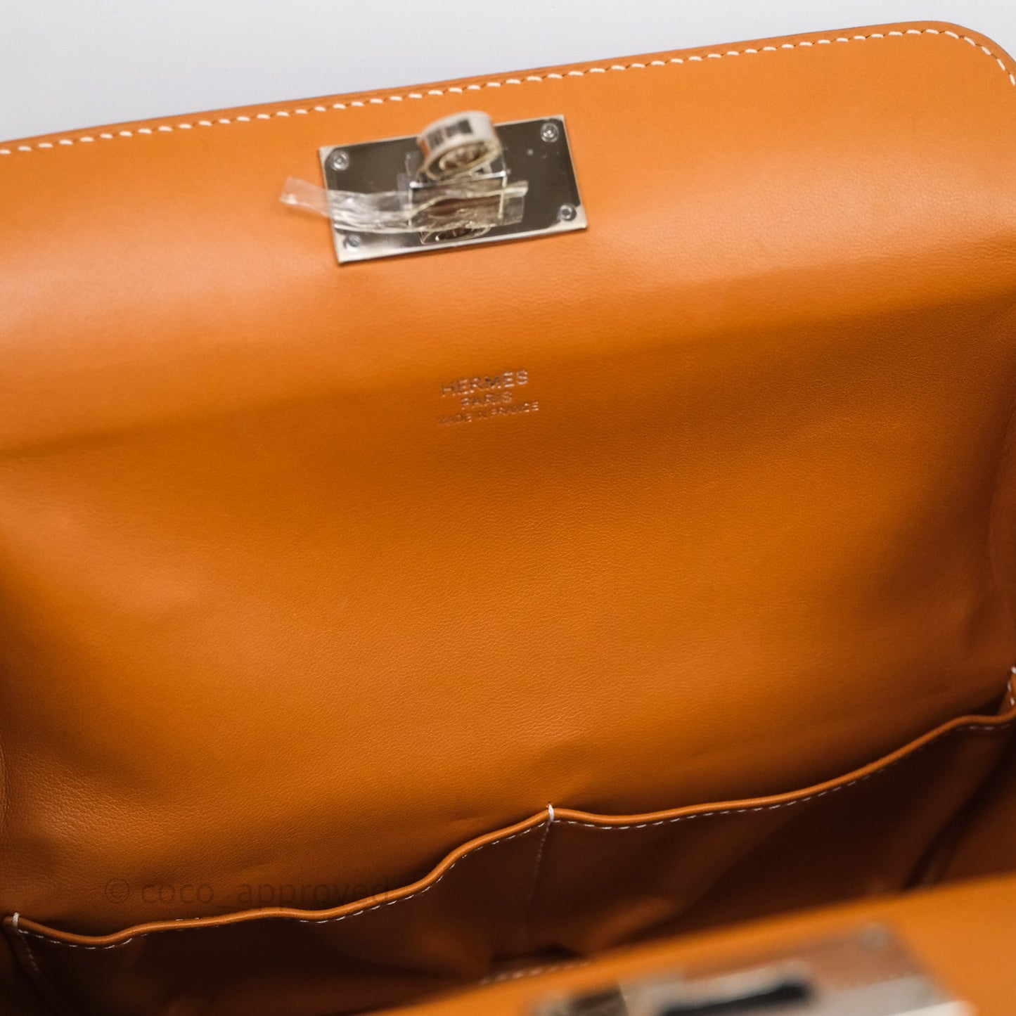 Hermès ToolBox 20 Gold 37 Evercolor Palladium Hardware