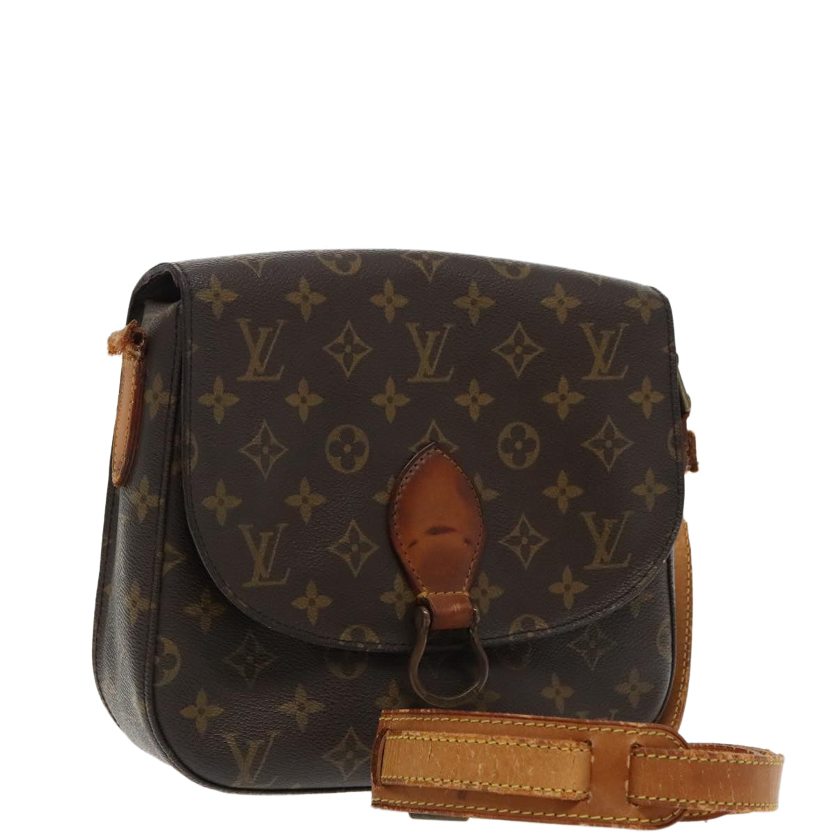 LOUIS VUITTON Monogram Saint Cloud GM Shoulder Bag M51242 LV 95402