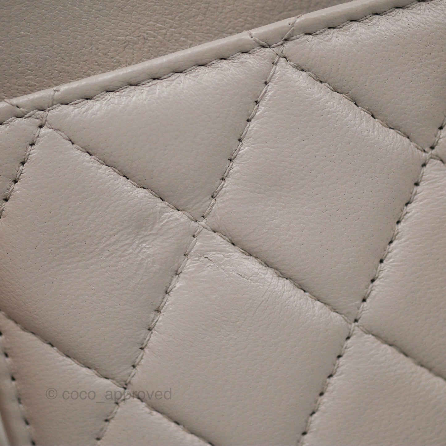 Chanel Trendy CC WOC Quilted Grey Lambskin Gold Hardware