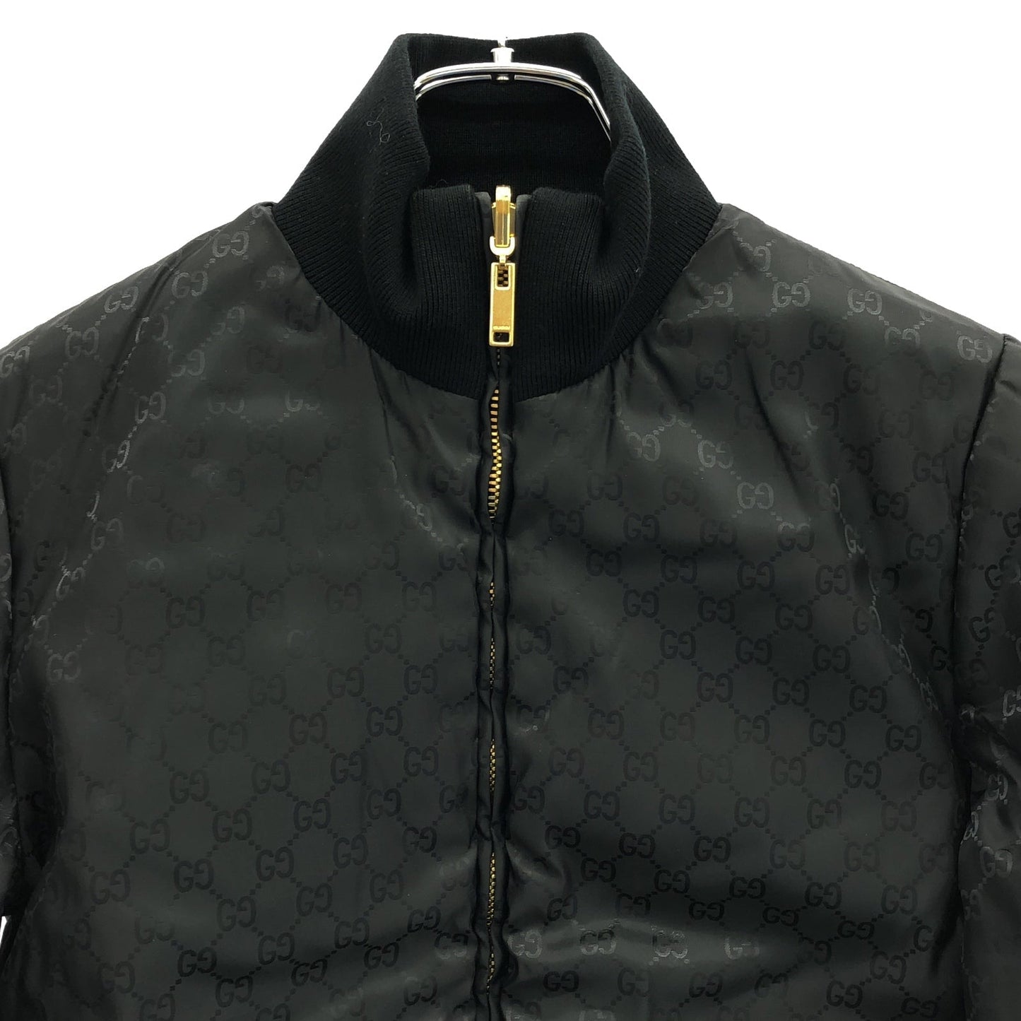 Luxury Gucci Trending 2025 Reversible Blouson Blouson Nylon Black