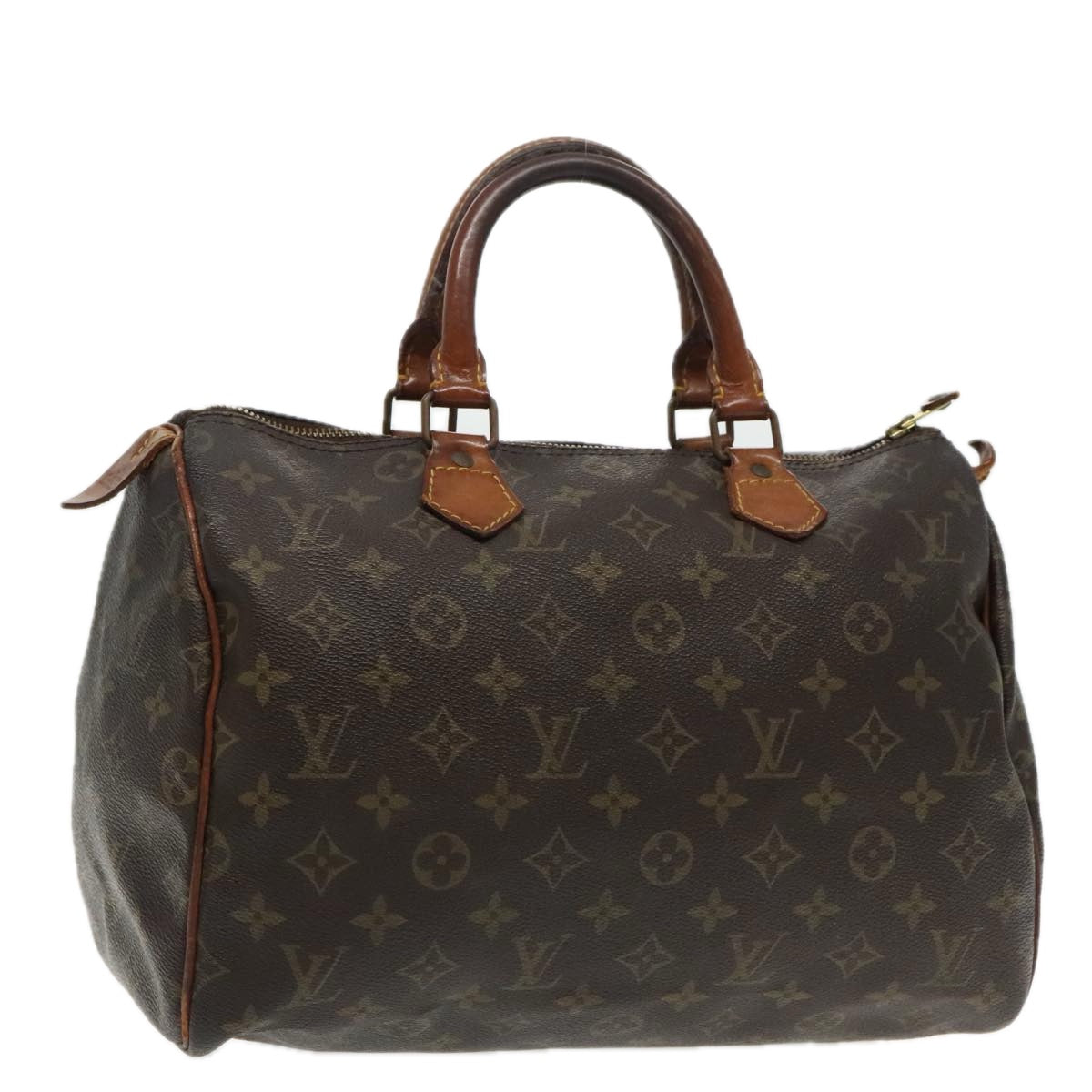 LOUIS VUITTON Monogram Speedy 30 Hand Bag M41526 LV 95465
