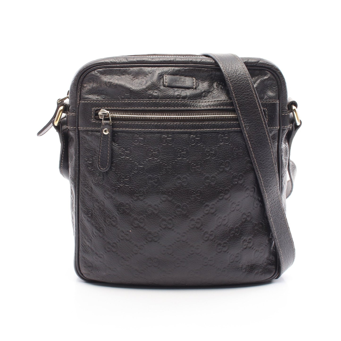Luxury Gucci Trending 2025 Luxury Gucci Trending 2025 sima Shoulder bag Leather Dark brown