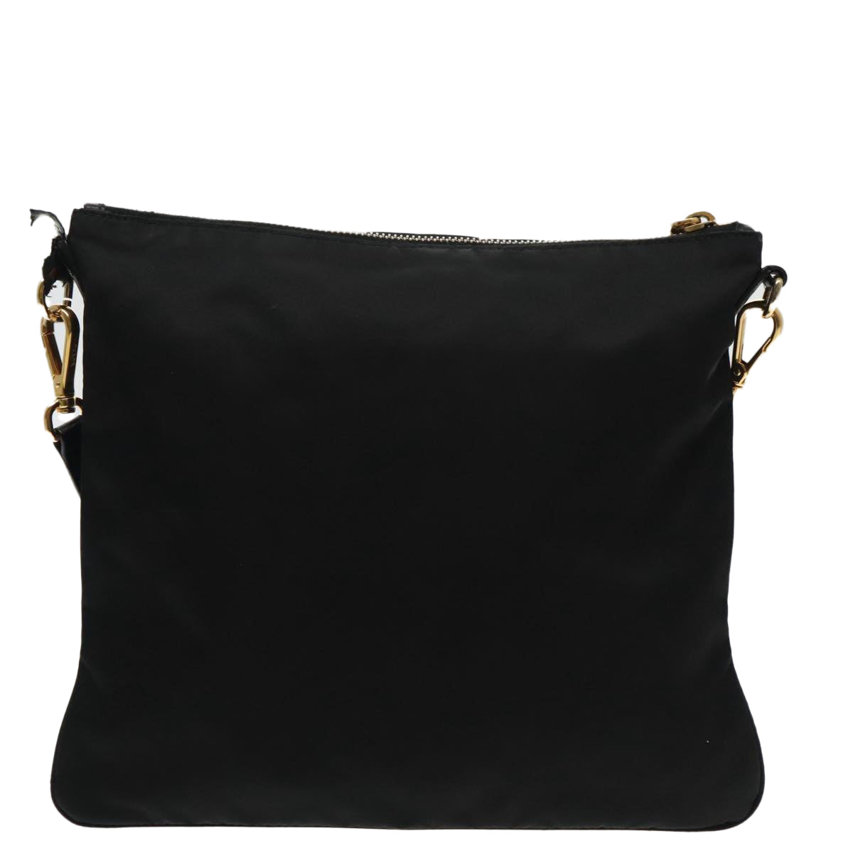 Luxury Prada Shoulder Bag Nylon Black Gold  95494