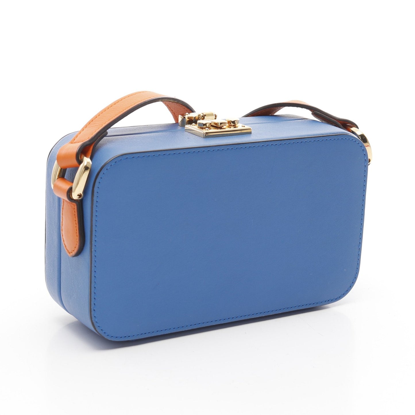 Luxury Gucci Trending 2025 Interlocking G Shoulder bag Leather Blue Orange