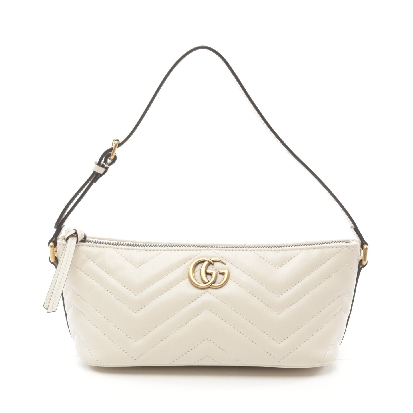 Luxury Gucci Trending 2025 GG Marmont Handbag Leather Ivory Quilting