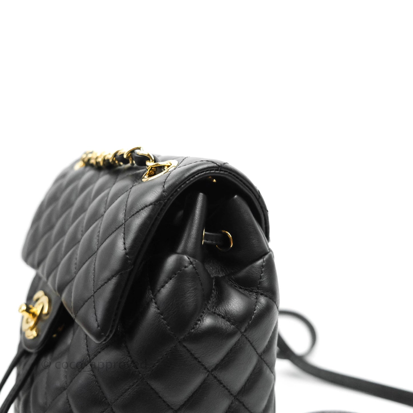 Chanel Quilted Small Urban Spirit Backpack Calfskin Black Gold Hardware
