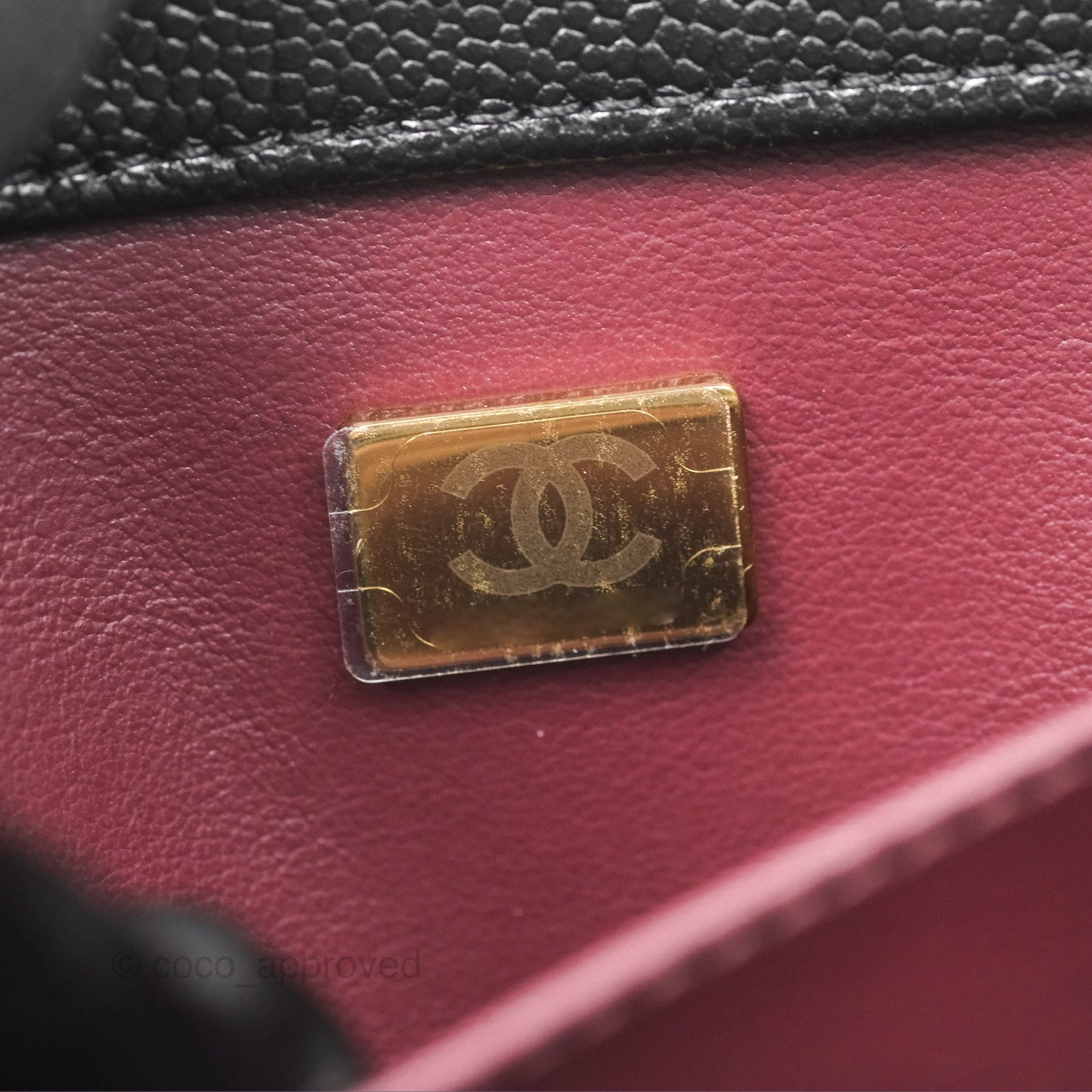 Chanel Quilted Medium Business Affinity Flap Black Caviar Light Gold Hardware