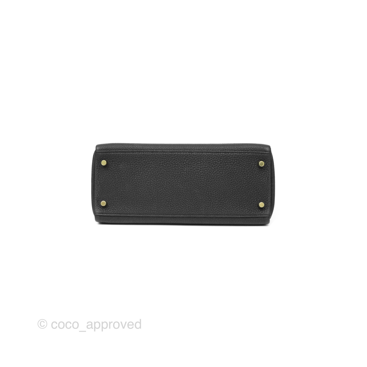 Hermès Kelly 28 Retourne Noir Black 89 Clemence Gold Hardware