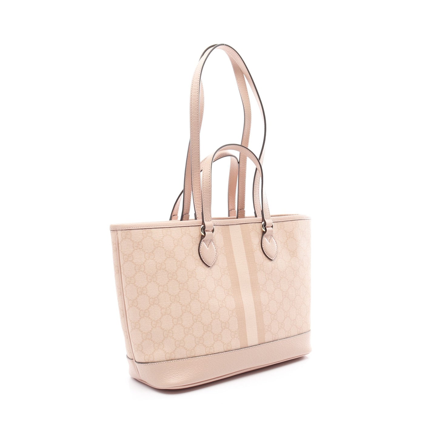 Luxury Gucci Trending 2025 Ophidia Small tote GG Supreme Shoulder bag Tote bag PVC Canvas Dusty pink 2WAY