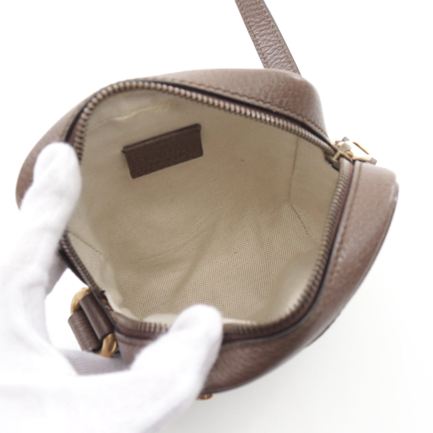 Luxury Gucci Trending 2025 Ophidia GG Supreme Shoulder bag PVC Leather Beige Dark brown
