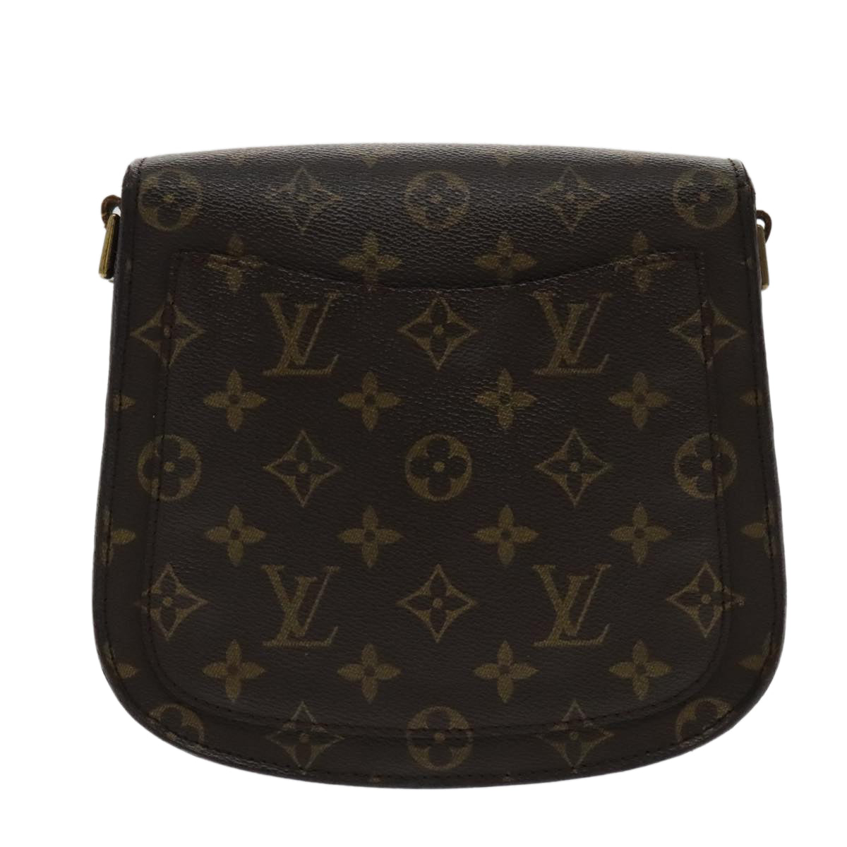LOUIS VUITTON Monogram Saint Cloud MM Shoulder Bag M51243 LV 95504