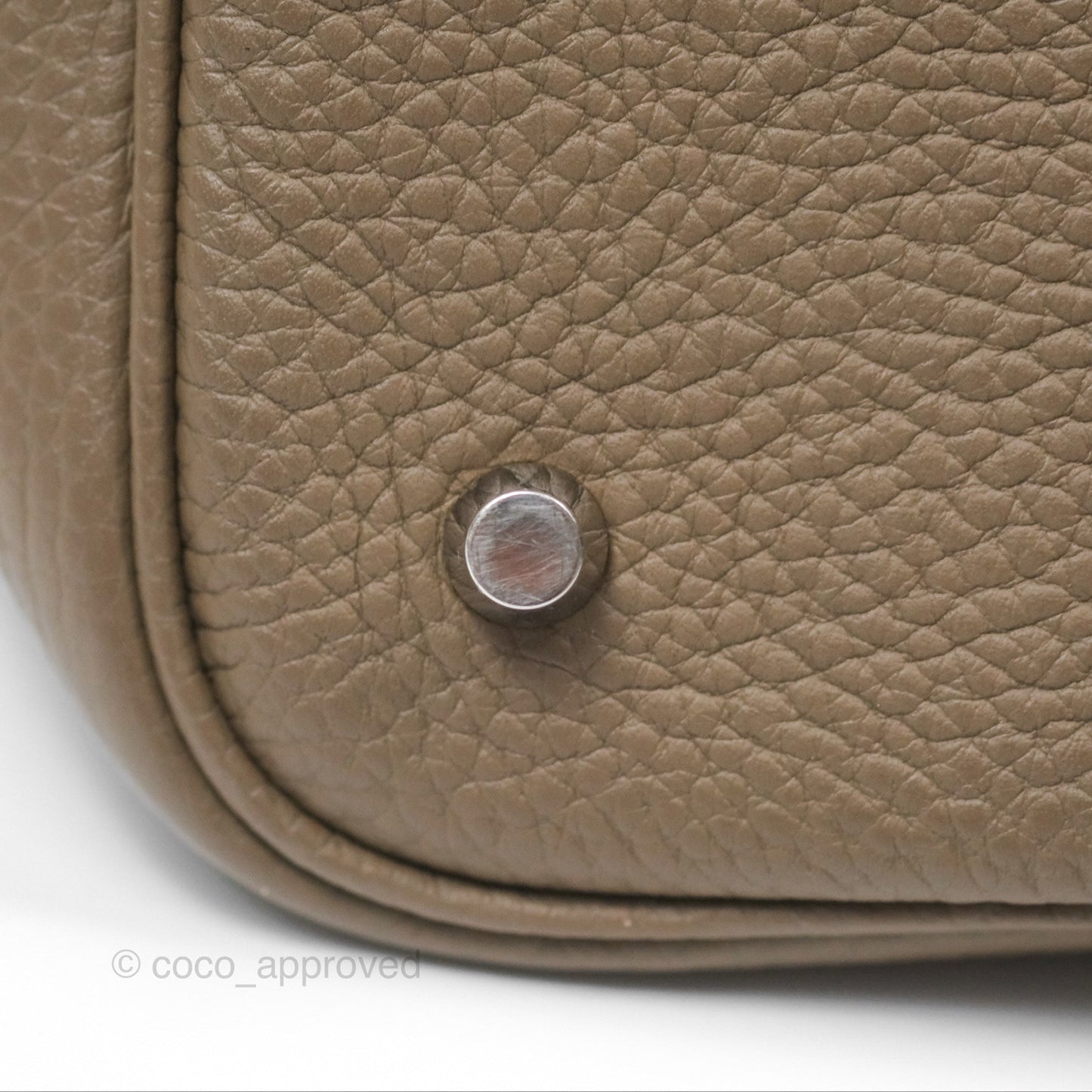 Hermès Picotin 22 Lock Etoupe Clemence Palladium Hardware