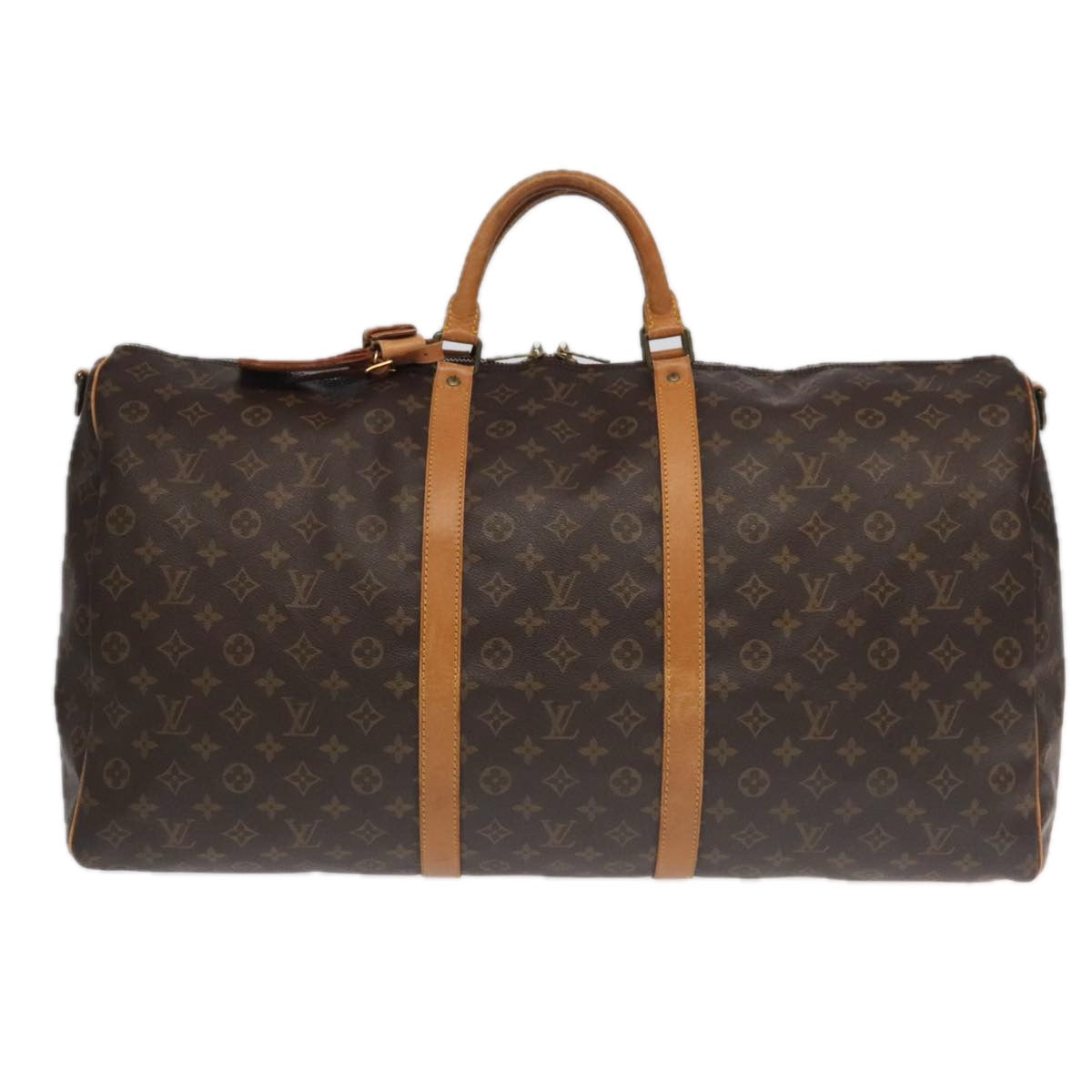 LOUIS VUITTON Monogram Keepall Bandouliere 60 Boston Bag M41412 LV 95537