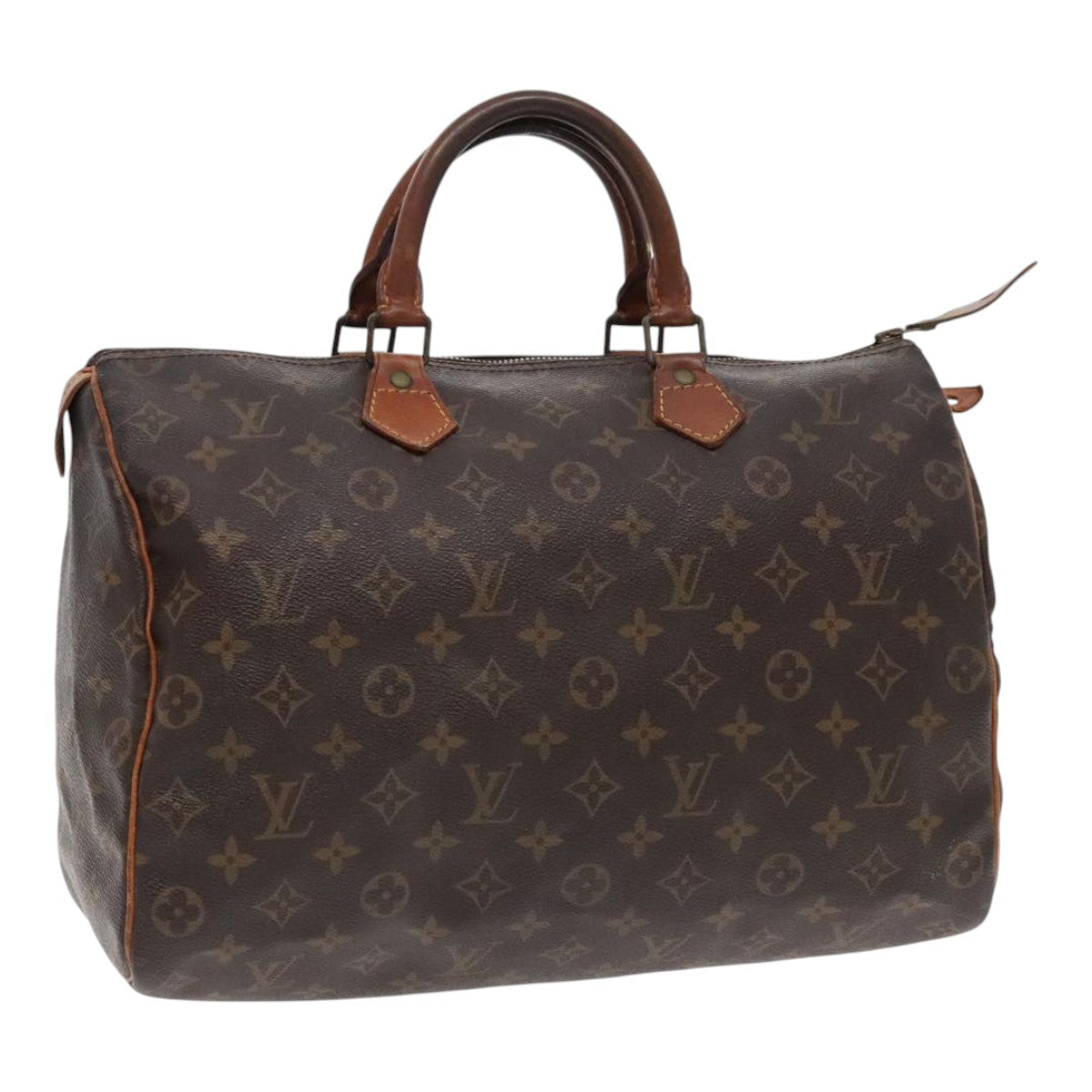 LOUIS VUITTON Monogram Speedy 35 Hand Bag M41524 LV 95541