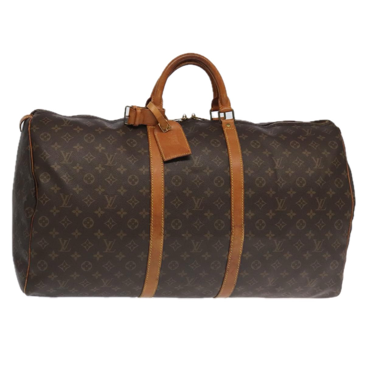 LOUIS VUITTON Monogram Keepall 60 Boston Bag M41422 LV 95583
