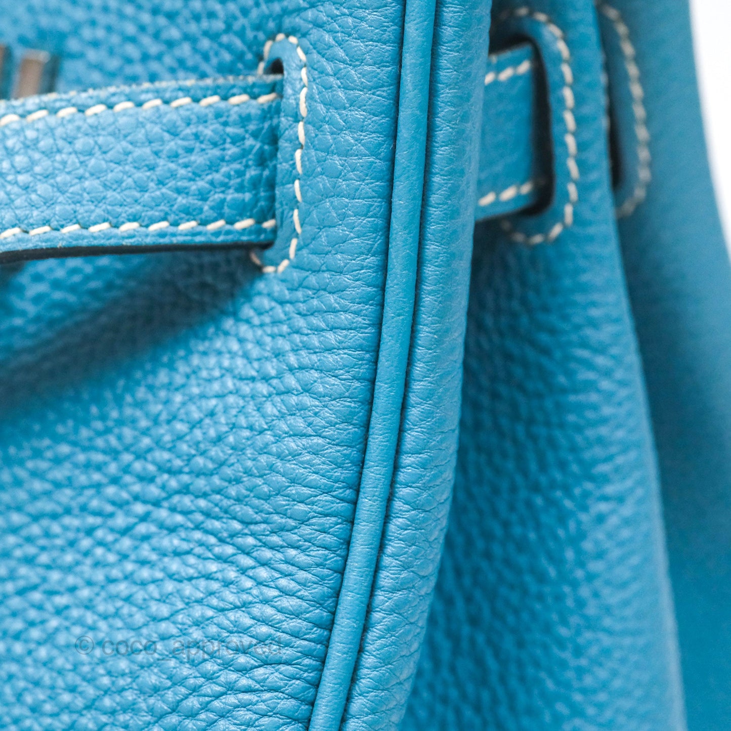Hermès Birkin 30 Blue Jean Togo Palladium Hardware