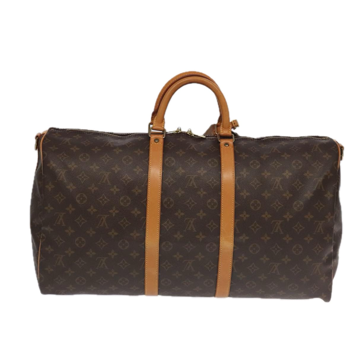 LOUIS VUITTON Monogram Keepall Bandouliere 55 Boston Bag M41414 LV 95597