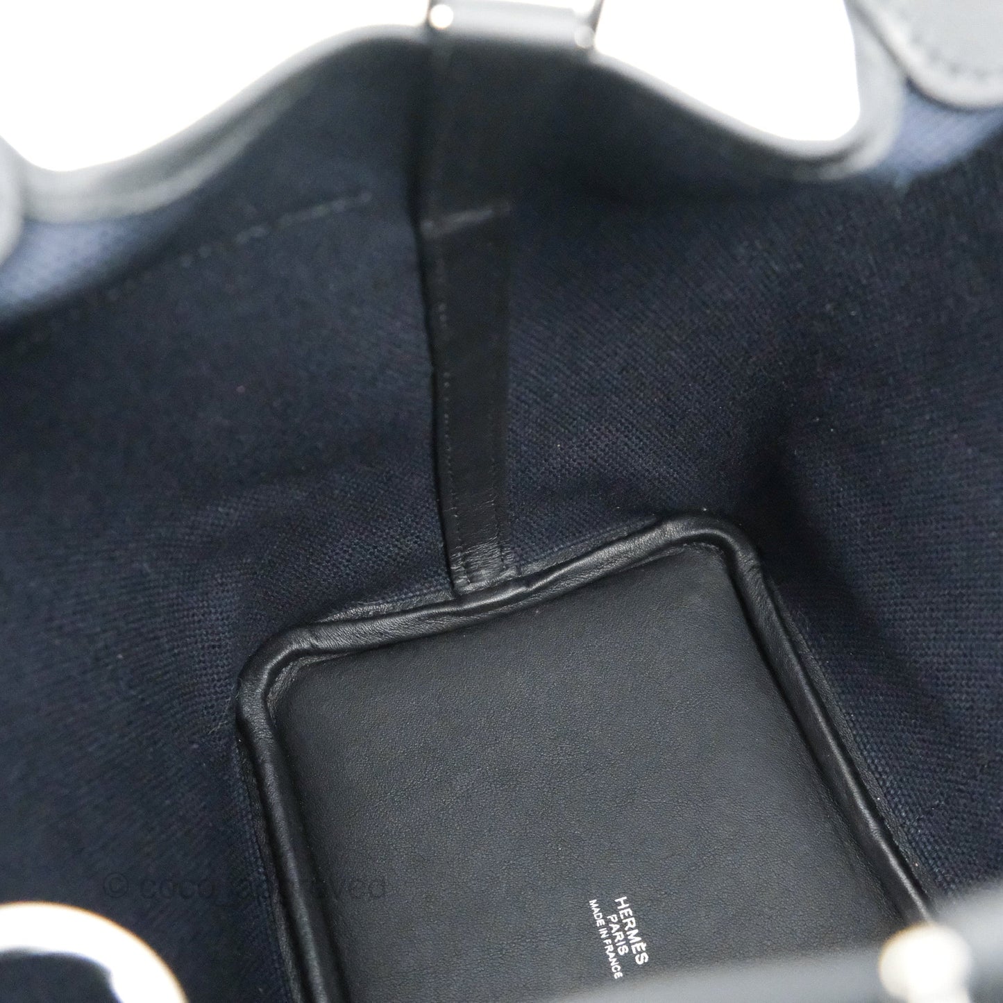 Hermes Picotin Lock 18 Pockets Bleu Marine Black Palladium Hardware