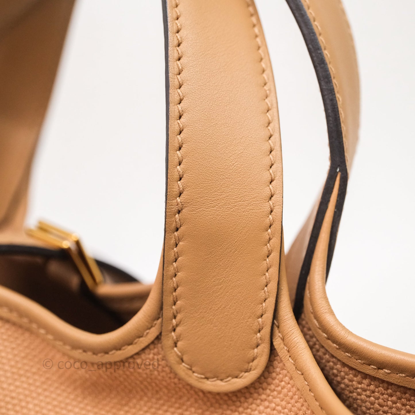 Hermes Picotin Lock 18 Cargo Pockets Chai 0M Goeland/Swift Gold Hardware