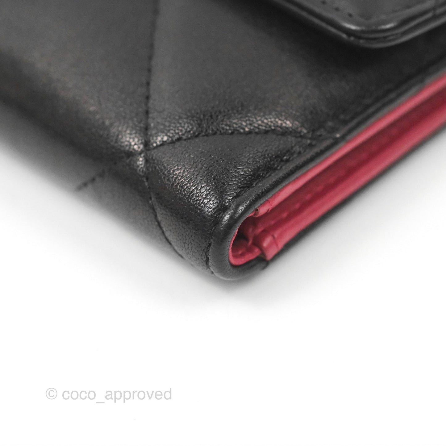 Chanel 19 Short Flap Wallet Black Lambskin