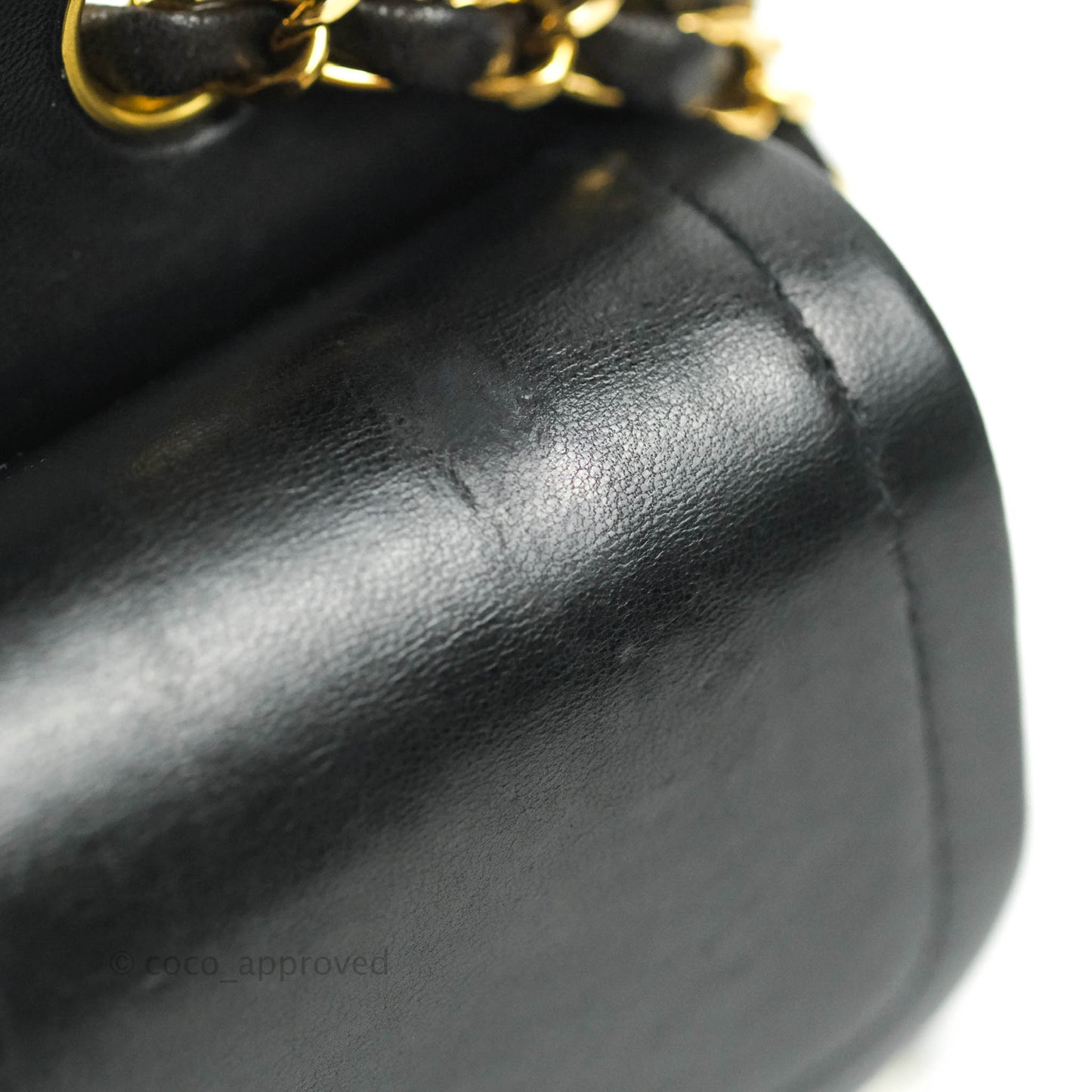 Chanel Classic Vintage Double Flap M/L Black Lambskin 24K Gold Hardware