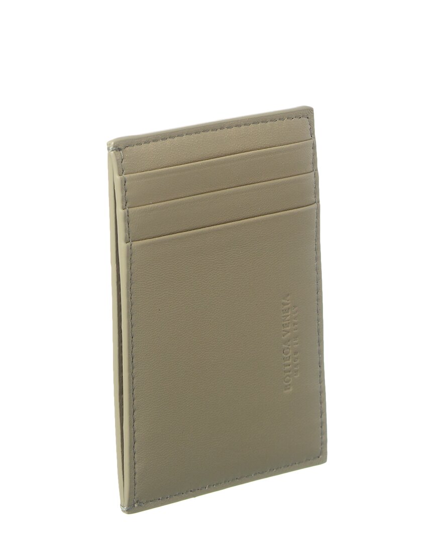 Luxury Bottega Veneta Cassette Maxi Intrecciato Leather Card Case