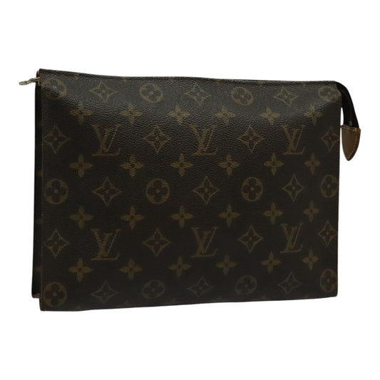 LOUIS VUITTON Monogram Poche Toilette 26 Pouch M47542 LV 95607