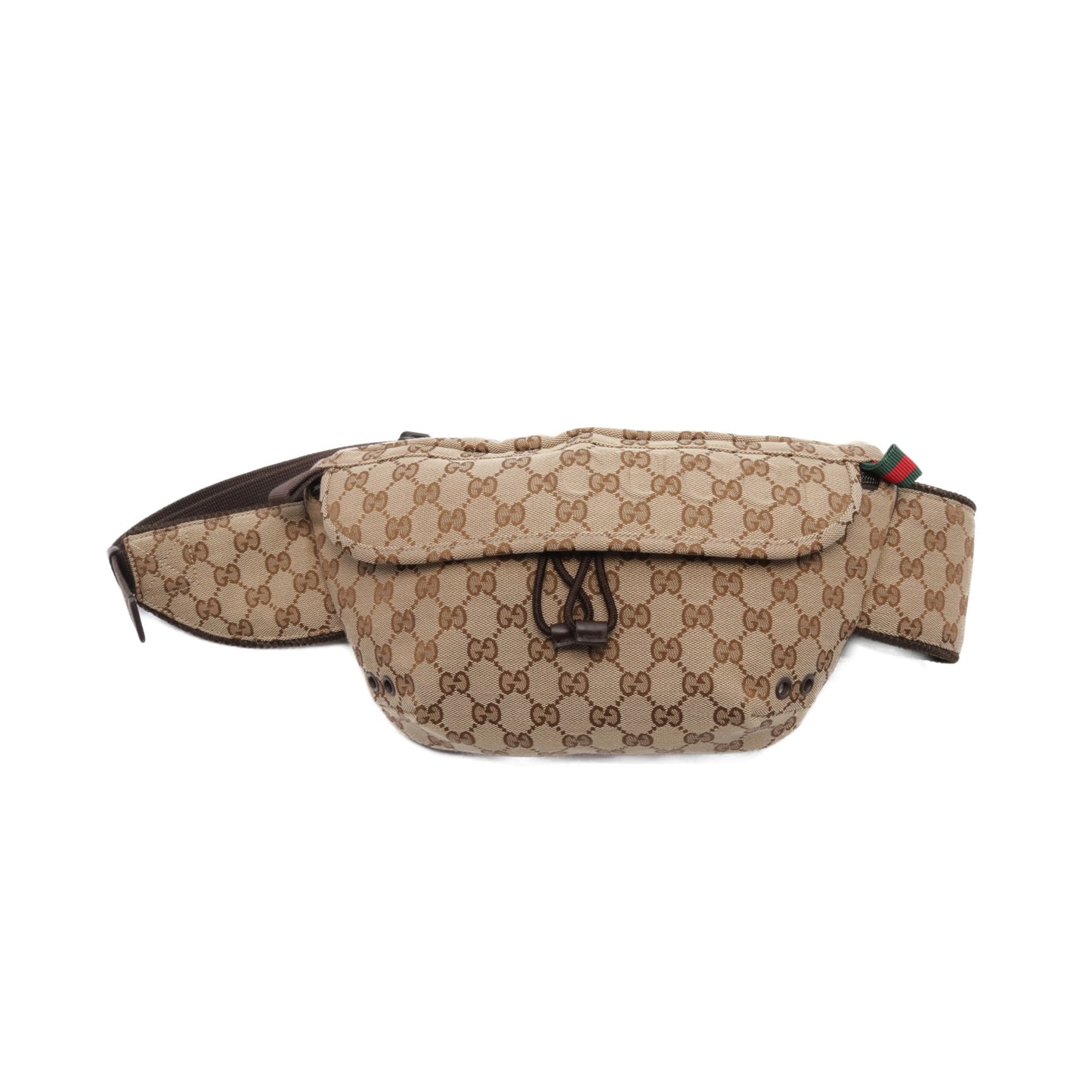 Luxury Gucci Trending 2025 GG canvas Small Belt bag Waist bag Body bag Canvas Beige Brown