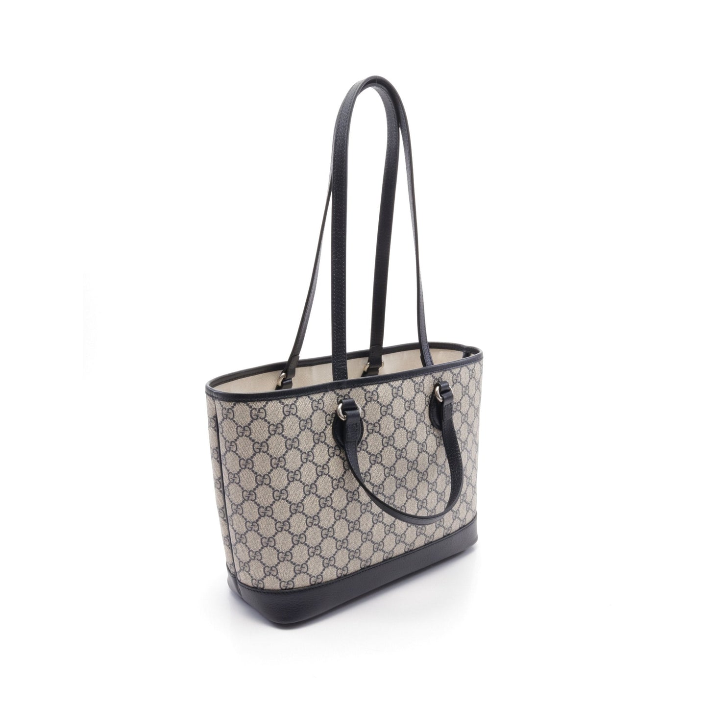 Luxury Gucci Trending 2025 Ophidia Small tote GG Supreme Shoulder bag Tote bag PVC Leather Ivory Navy 2WAY