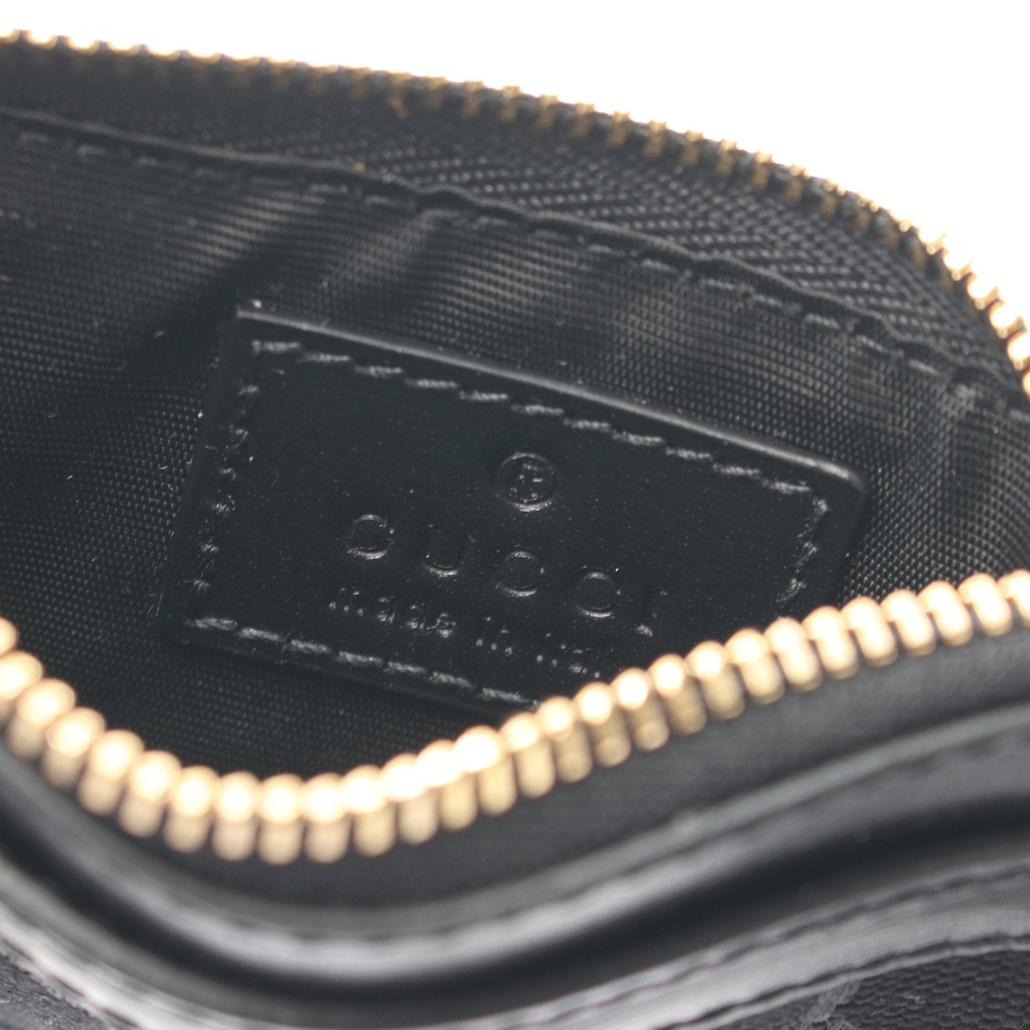 Luxury Gucci Trending 2025 GG canvas Card case Coin purse Canvas Leather Black