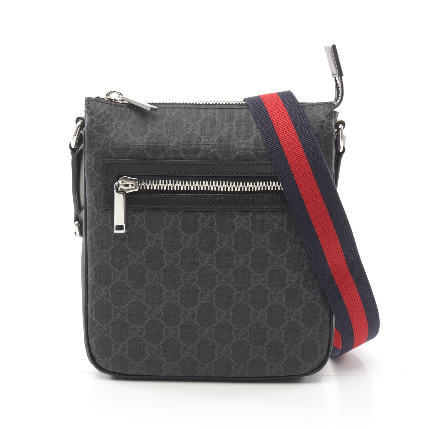 Luxury Gucci Trending 2025 GG Supreme Small Shoulder bag PVC Leather Black