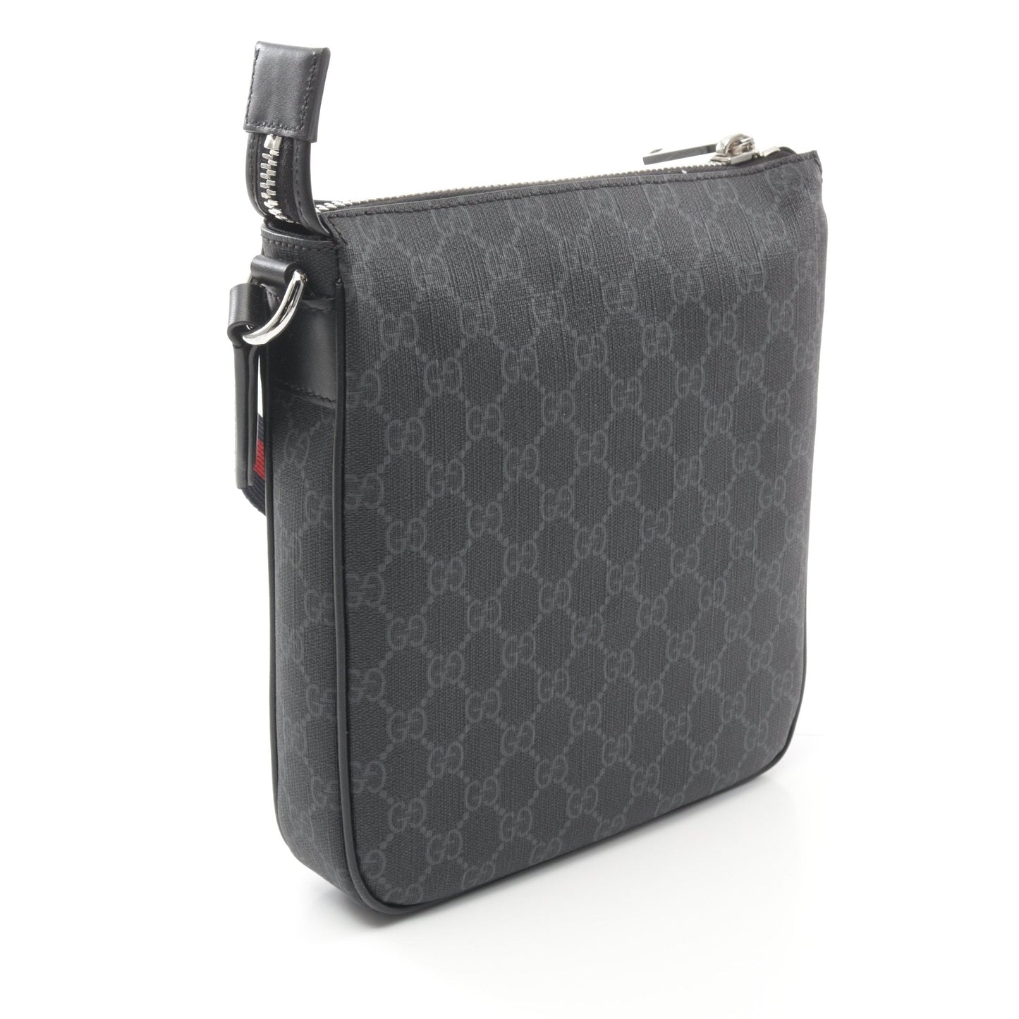 Luxury Gucci Trending 2025 GG Supreme Small Shoulder bag PVC Leather Black