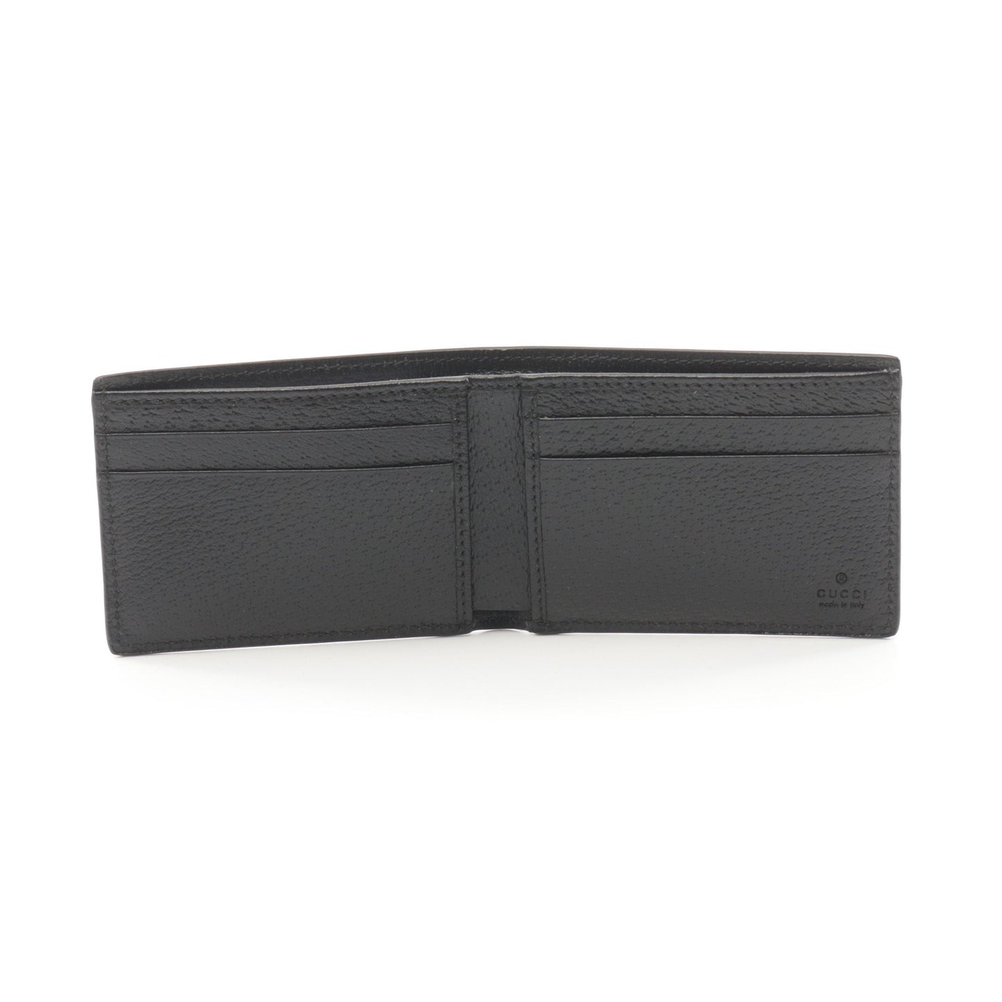 Luxury Gucci Trending 2025 GG Marmont Bi-fold wallet Leather Black